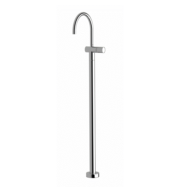 Sussex – Circa – RFMBMCT – Floormount Basin Mixer Curved – Chrome ...