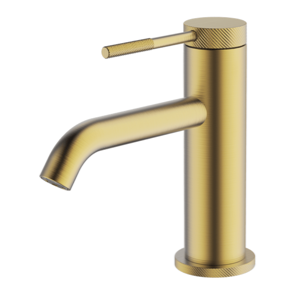 Abey – Gareth Ashton Poco Knurled – 6B1-KBB – Basin Mixer – Brushed ...